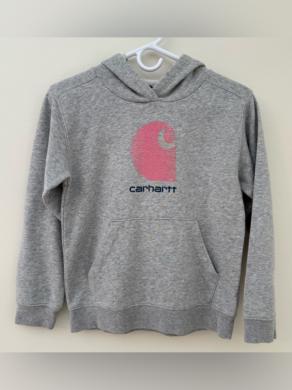 NWOT Carhartt Girls Hoodie Gray Sz 10